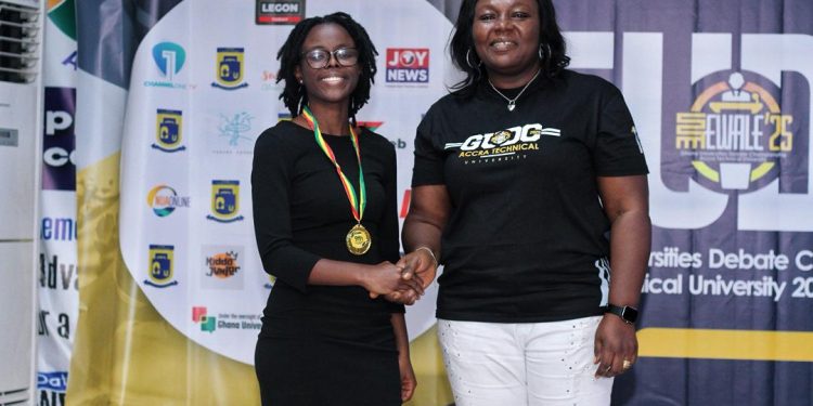 University of Ghana’s Ann Aseye Ama Donya Crowned Best Female Speaker at GUDC 2025