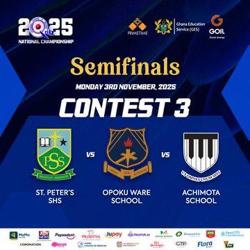 St. Peter’s Senior High School, Opoku Ware School, and Achimota School,