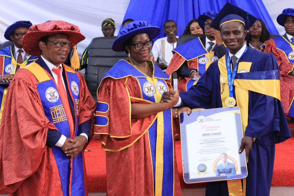 Samuel Omari, Valedictorian of the Class of 2025, Delivers Inspiring Speech at Graduation
