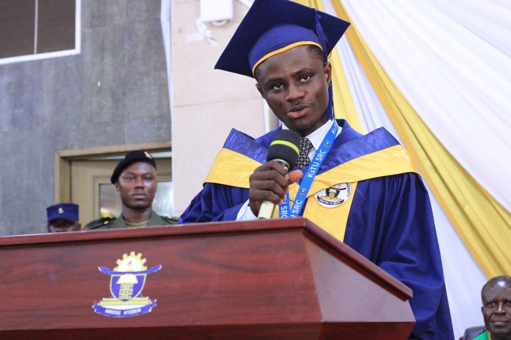Samuel Omari, Valedictorian of the Class of 2025, Delivers Inspiring Speech at Graduation