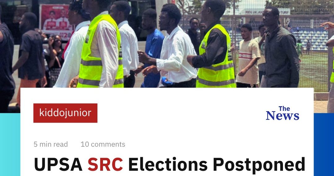 The UPSA SRC Electoral Commission has postponed the 2026 student elections until further notice, raising concerns among students and aspirants