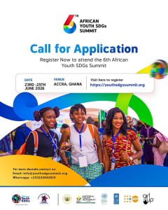 Deadline Approaching: Register Now for the 6th African Youth SDGs Summit 2026