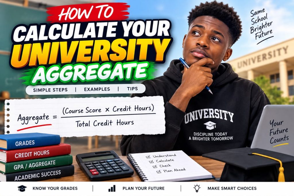 WASSCE 2026 results and university admission aggregate calculation guide for Ghanaian students