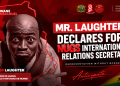 Mr. Laughter Declares Candidacy for NUGS International Relations Secretary