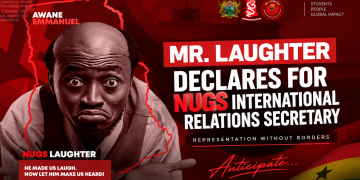 Mr. Laughter Declares Candidacy for NUGS International Relations Secretary