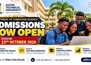 Accra Technical University Announces Admission Vacancies in Computer Science Programmes for 2026/2027